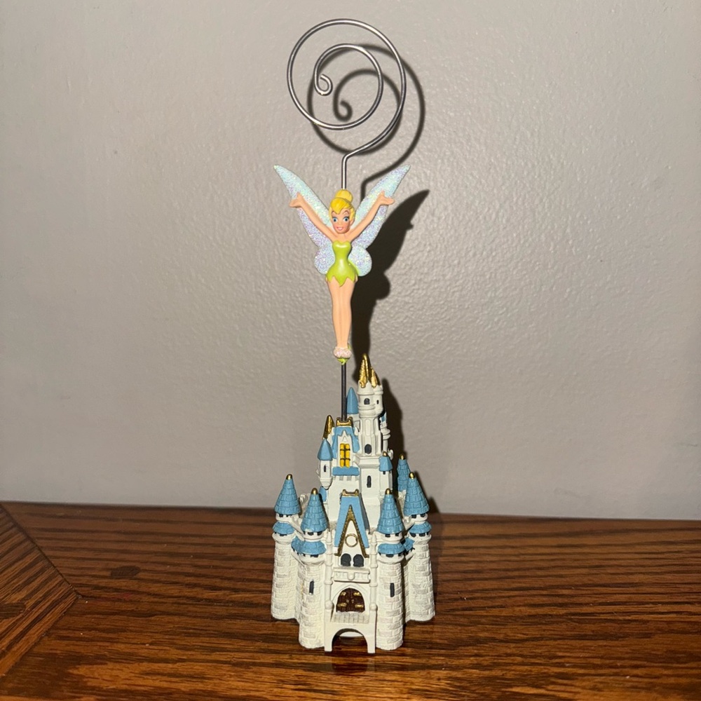 Disney Tinker-Bell Magic Kingdom Castle wire photo holder